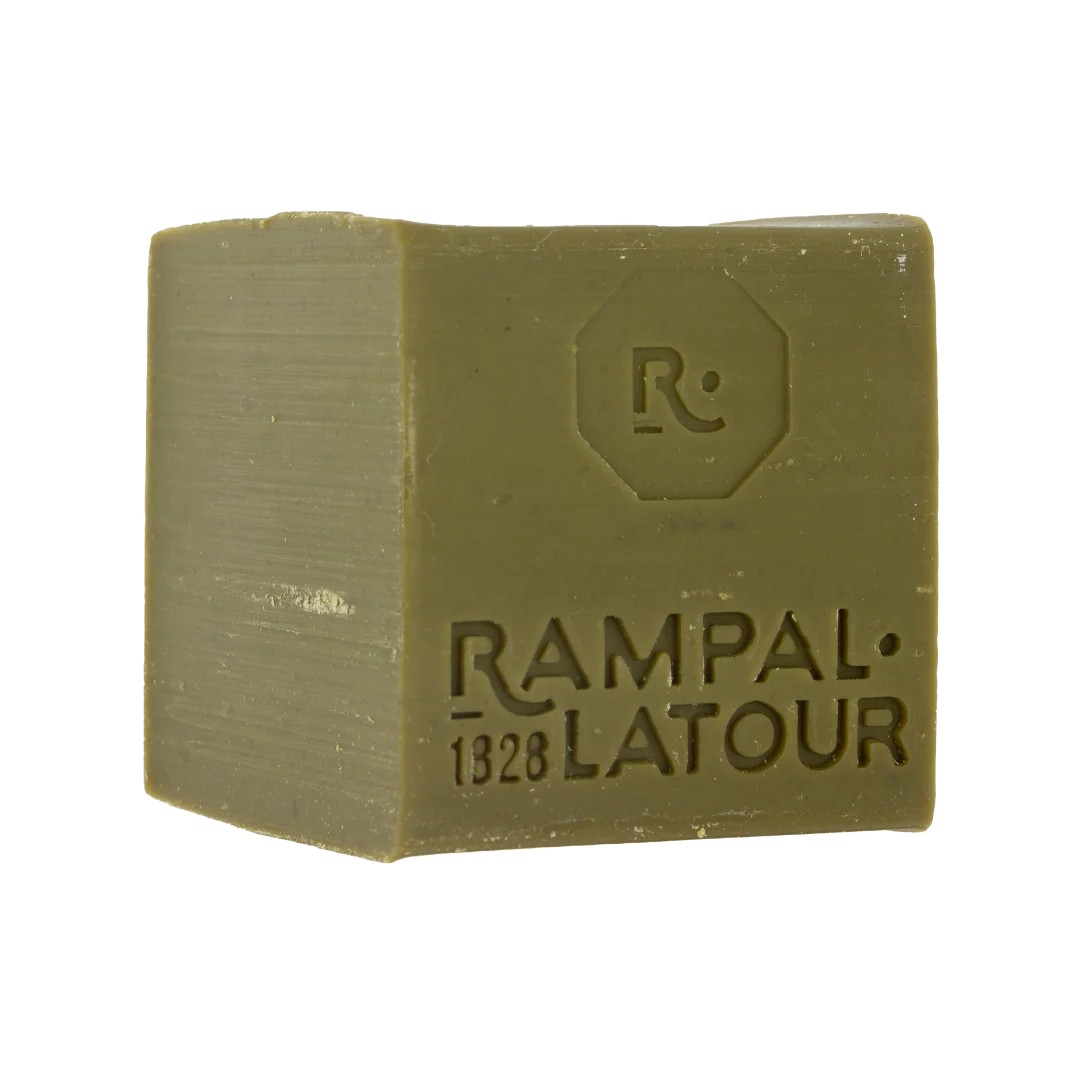 Rampal Latour – Extra Pure – Savon de Marseille Traditional Cube Soap – Green with 72% Olive Oil