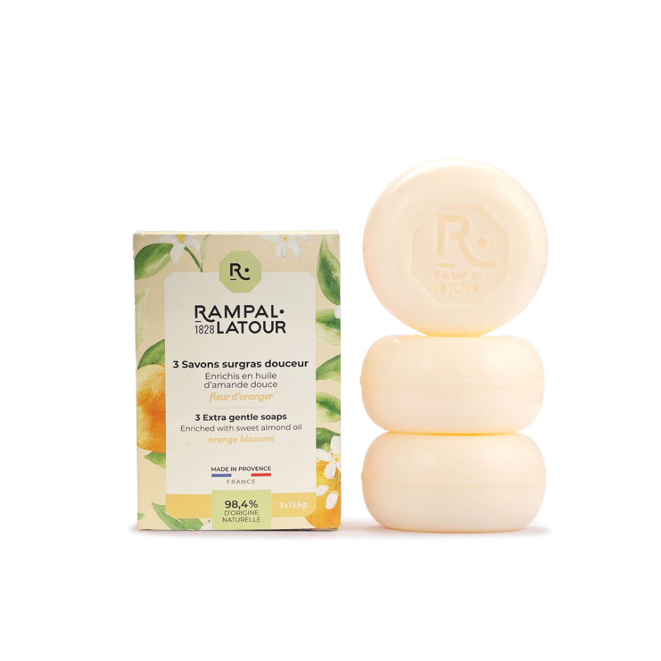 Rampal Latour Fleur d'Oranger Round 3 x 125g