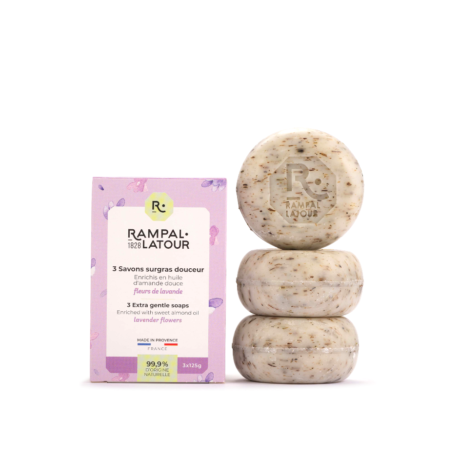 Rampal Latour Fleurs de Lavande Round 3 x 125g