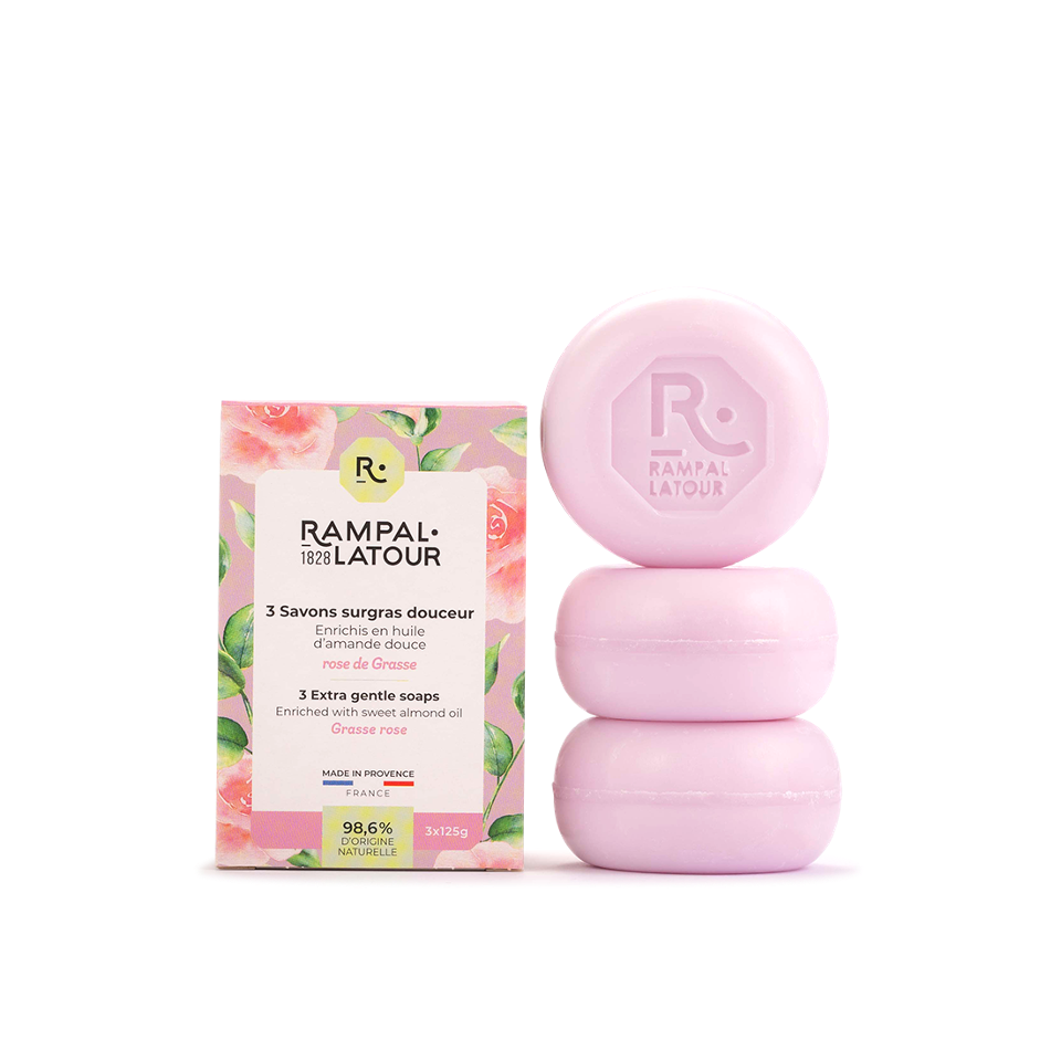 Rampal Latour Rose de Grasse Round 3 x 125g